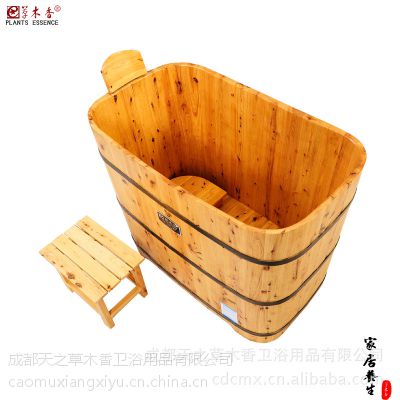 草木香木桶浴桶浴缸洗澡盆 浴缸单人 小浴室坐式泡澡澡桶***cmx-cx-3