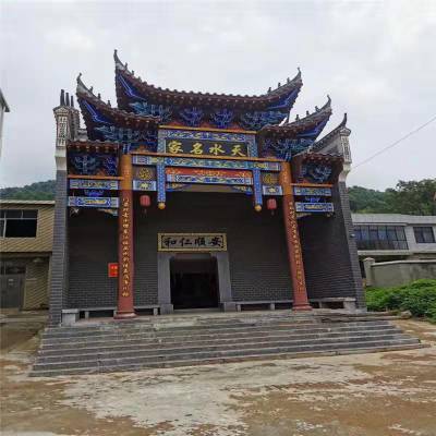 广西仿古祠堂定制生产厂家，古建祠堂价格