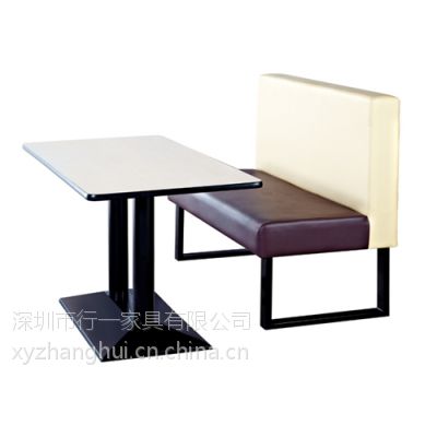 深圳防火板卡座沙发 快餐厅行一家具厂家 简约现代