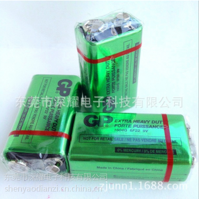 供应 GP超霸 1604G 6F22 9V 碳性电池