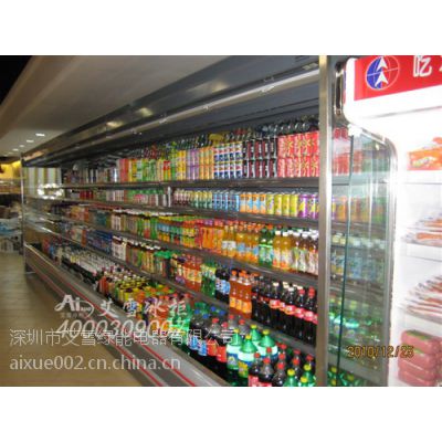 罗湖|黄贝|东门| 供应超市环形水果蔬菜保鲜展示柜|定做超市冷柜|环形风幕柜价格