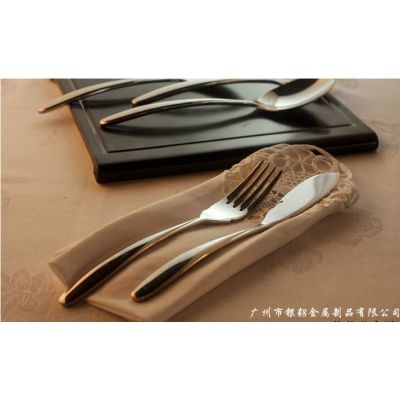 供应银貂餐具厂供系列INDIO不锈钢餐具西餐刀叉勺