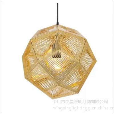 光影球吊灯Tom Dixon 新款多面金属球创意艺术镂空吊灯酒店工程灯具220V