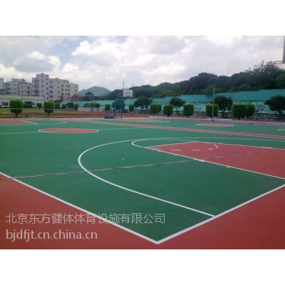 弹性硅PU篮球场材料每平米造价 丙烯酸网球场材料