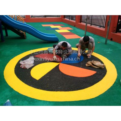 珠海市幼儿园环保EPDM塑胶跑道/有心体育