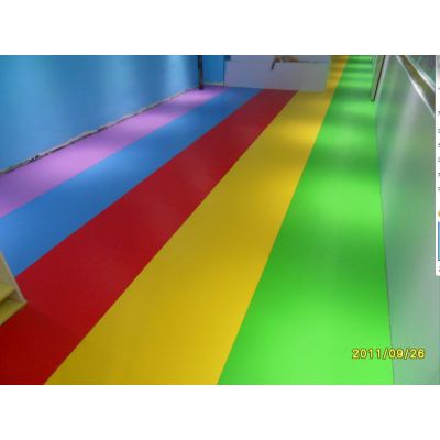 北京纯色PVC地板【幼儿园专用PVC塑胶地板】-环保-耐污【库存批发】