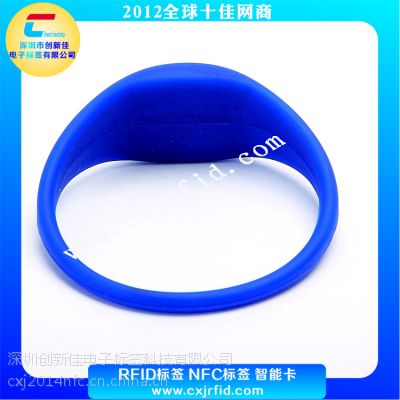 硅胶腕带NFC 标签，RFID腕带 电子标签制作工厂