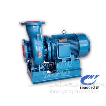 上海南洋ISW型单级单吸卧式管道离心泵，铸铁材质给排水生活供水清水泵