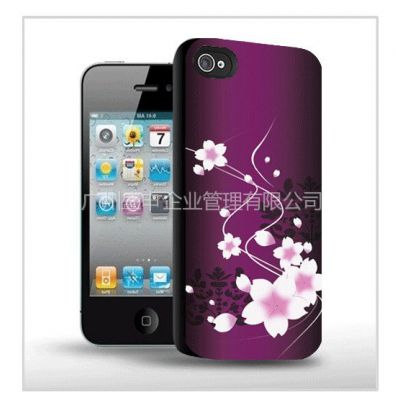 供应苹果iphone5梅花3D图案手机壳保护套