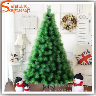广州厂家批发供应仿真PVC塑料圣诞树 PE聖誕树 圣诞节装饰树产品