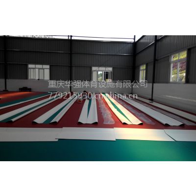 重庆塑胶羽毛球场HE-PVC型塑胶地板材料，室内地板材料羽毛球场专用
