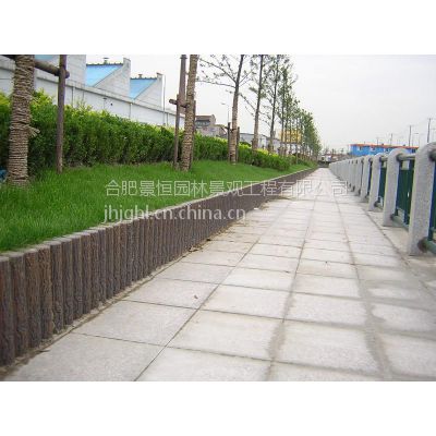 仿木桩 仿树皮护岸 河道护岸 水泥护岸 亲水护岸 景观护岸