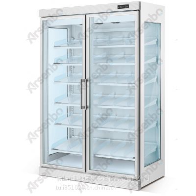 四门平头展示柜双边款展示柜饮料保鲜柜便利店设备外置机冷柜