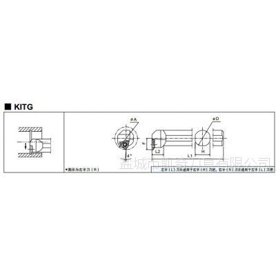 大口径内圆浅槽加工用刀把 Tg 刀片 Kitgr 3525t 16 价格 厂家 中国供应商