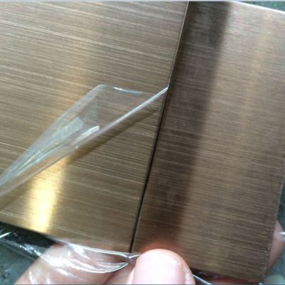 拉丝玫瑰金不锈钢板,顺德彩色304折板加工,304冷轧不锈钢板