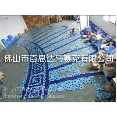 工程专用优等拼图泳池马赛克-工厂直销