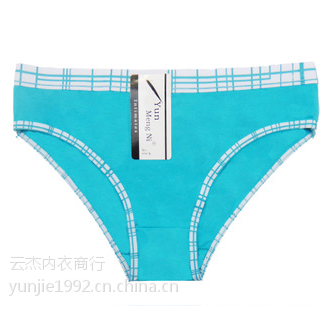 云梦妮库存外贸全棉女士内裤义乌厂家批发女式三角裤stock underwear