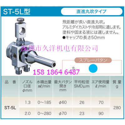 扶桑 ルミナ自動スプレーガンＳＴＳ−５−０．５Ｘ型 STS-5-0.5X-