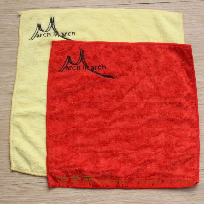 福田定做30*30cm小方巾广告毛巾促销小赠品 超细纤维吸水毛巾