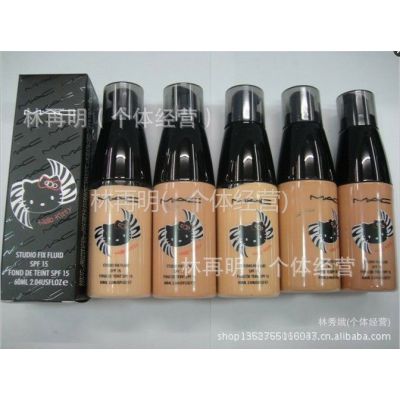 供应矿化柔光KT猫粉底液 粉底霜60ml 5色可选031批发化妆品