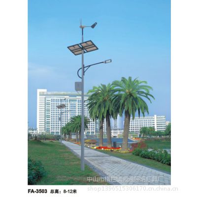 中山恒通路灯 定制LED太阳能路灯 风光互补太阳能灯