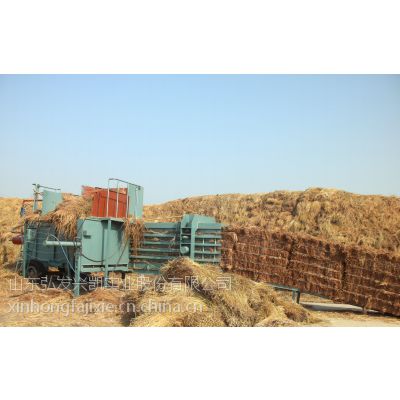 手动卧式玉米秸秆小麦秸秆稻壳液压打包机生产厂家