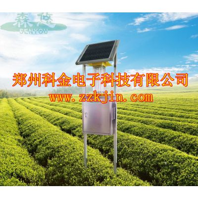 水稻田不锈钢箱体太阳能杀虫灯