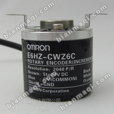 新品热销OMRON欧姆龙 外径25mm轴径4mm E6A2-CS3C 300P/R 旋转编码器