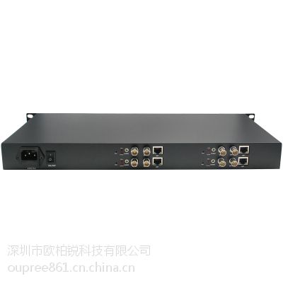 欧柏锐科技NH400S-U SDI 4路会议微信直播，3U机箱版，支持4路环出