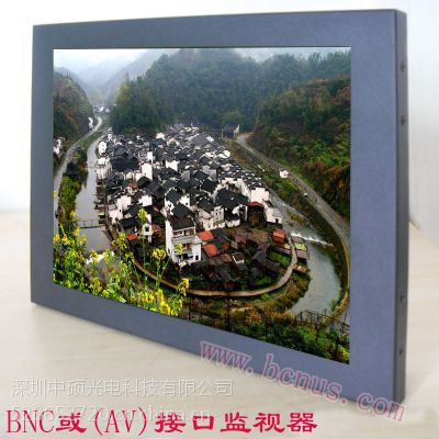 CNUS 19寸工业监视器 AV嵌入显示器 BNC监控监视器 安防监视器工厂直销T190BNC
