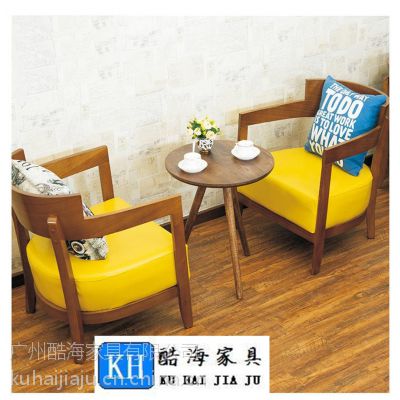 酷海家具深圳订购简约现代实木茶餐厅餐桌椅优质耐磨
