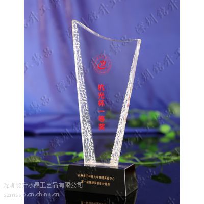 武术比赛奖杯 集体比赛奖牌 ***组织水晶奖杯 安全包装 质量保障