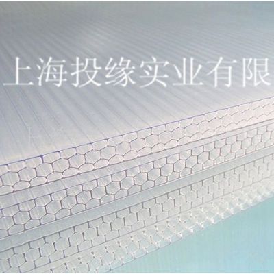 供应厂家直销 *** 6mm厚度 PC阳光板 蜂窝板 十年质保