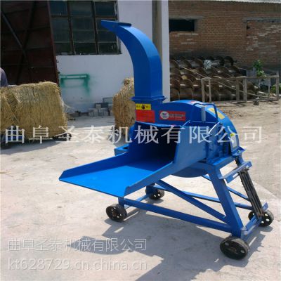 圣泰秸秆铡草机 新型秸秆青贮铡草机