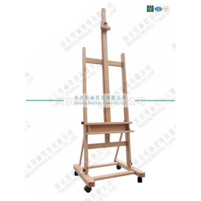 供应厂家生产MW02D 落地升降画架 榉木画架 easel 学生画架 写生画架