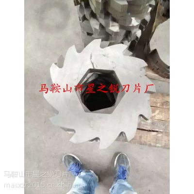 6CrW2Si材质撕碎机刀片 双轴撕碎机刀制造专家