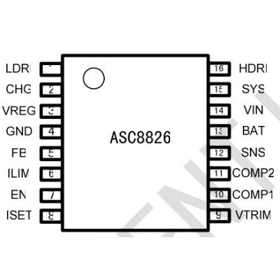 标源微2A进3A出升压充电二合一方案ASC8826