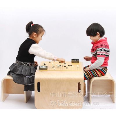 曲木幼儿学习桌椅，沃尔美弯曲木加工异形板，绿色环保