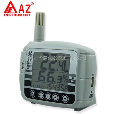 台湾衡欣 AZ8808高精度温湿度记录仪