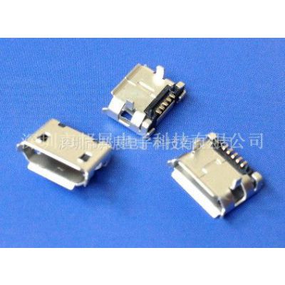 供应DIP加长脚-MICRO-5P/BF接口*插板 背贴 前插加后贴式 铜雾锡