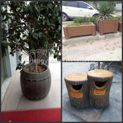 山东预制GRC水泥仿木桌椅、座椅正儿八经的防腐木材料。