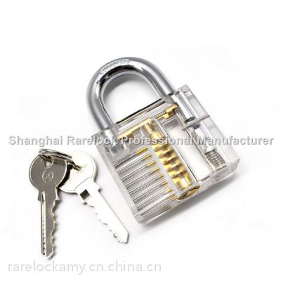 Rarelock 练功锁透明挂锁锁匠练功锁练习锁锁匠工具