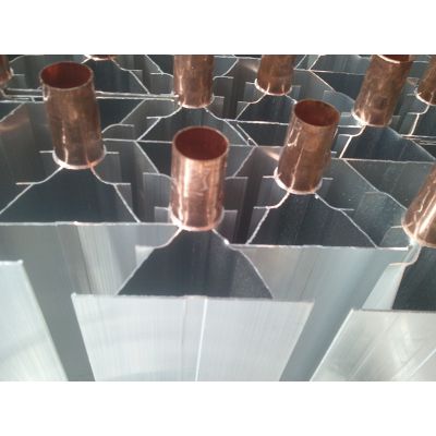 武汉铜铝复合暖气片 纯紫铜管 质保二十年