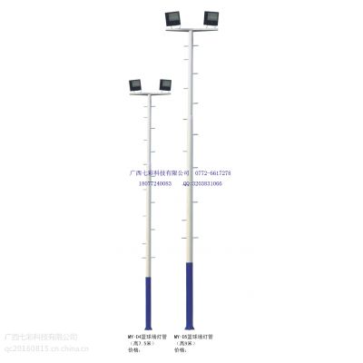 广西七彩品牌供应柳州市南宁市各地9米篮球场灯管D5 篮球场照明灯