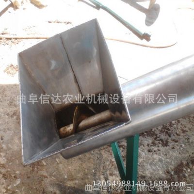 输送沙子专用螺旋上料机 信达报价  小型垂直螺旋输送机图片