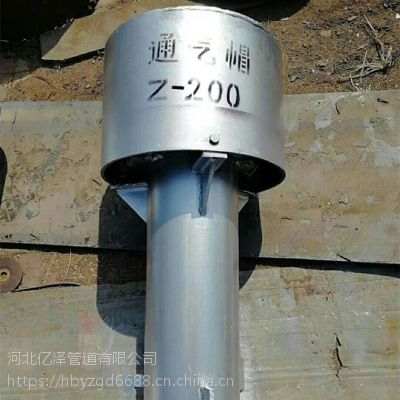 实体厂家生产YZ牌水池用02S403碳钢罩型通气管