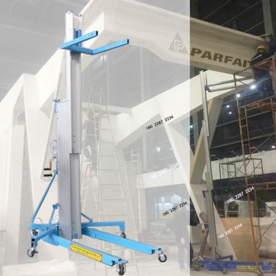 深圳展会搭建商专用小型简易手摇升降机构原理 手摇物料机八米