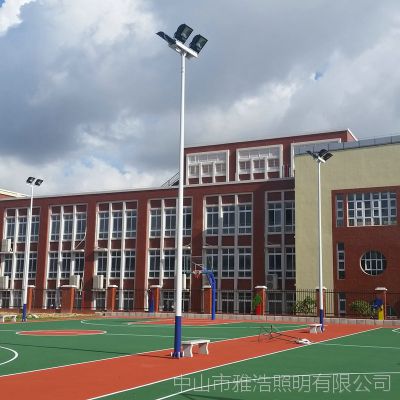 7人足球场灯杆高度 11人足球场灯光设计 中山雅浩生产高杆灯厂家