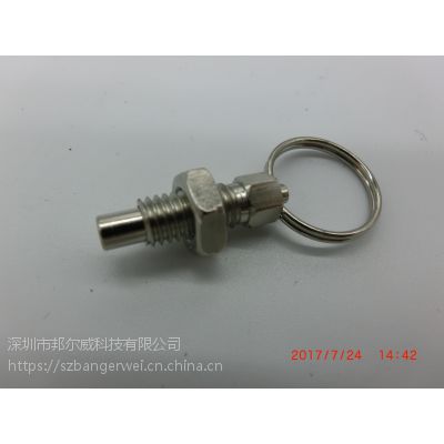拉环分度销 不锈钢M6弹簧定位销分度销定位销弹簧定位销