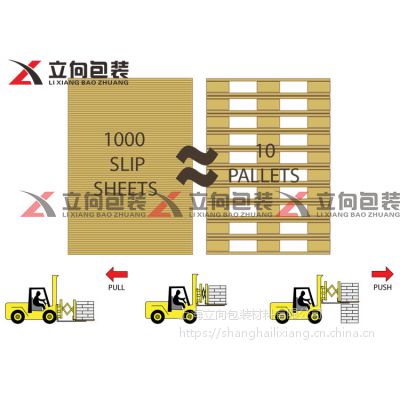 立向***研制纸托盘 推拉器辅助托盘 日用品码垛专用